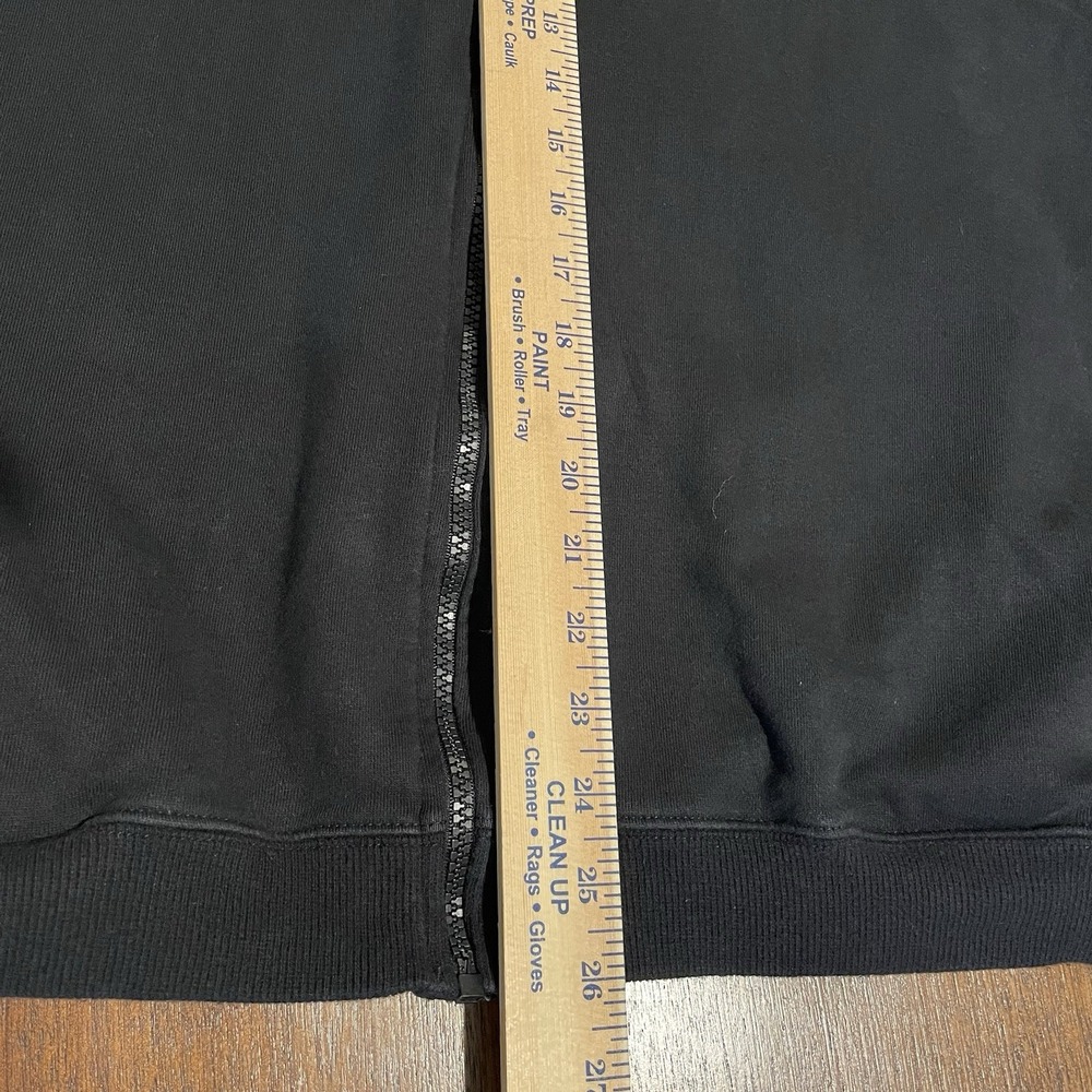 Vintage Walt Disney‎ World Grumpy Full Zip Sweatshirt Size L Black Embroidery - Picture 16 of 16